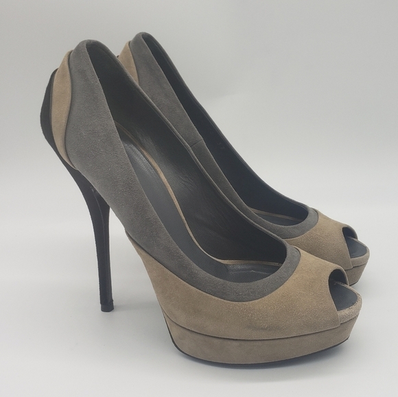 560- Gucci Platform Shoes Size 37 EU 6.5US Made in Italy - Picture 1 of 12